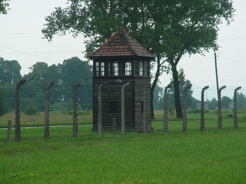 Birkenau watchtower